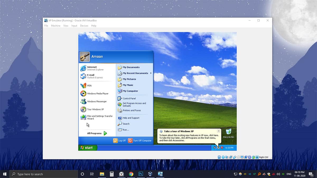emulator windows xp windows 10