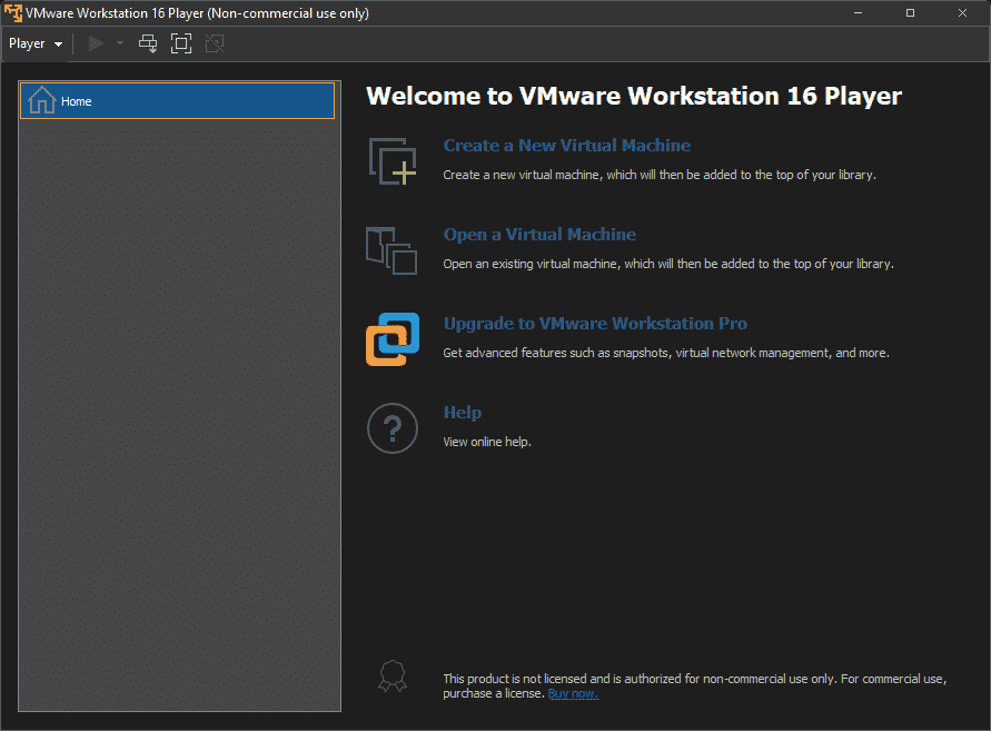 VMware WorkStation Player