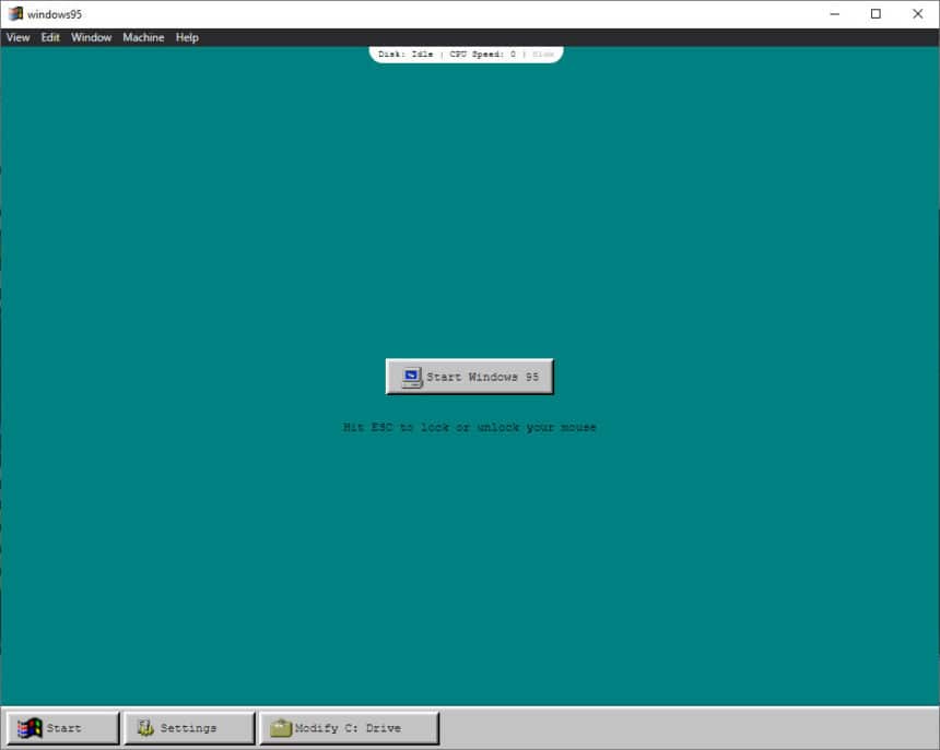 windows 98 emulator download pc