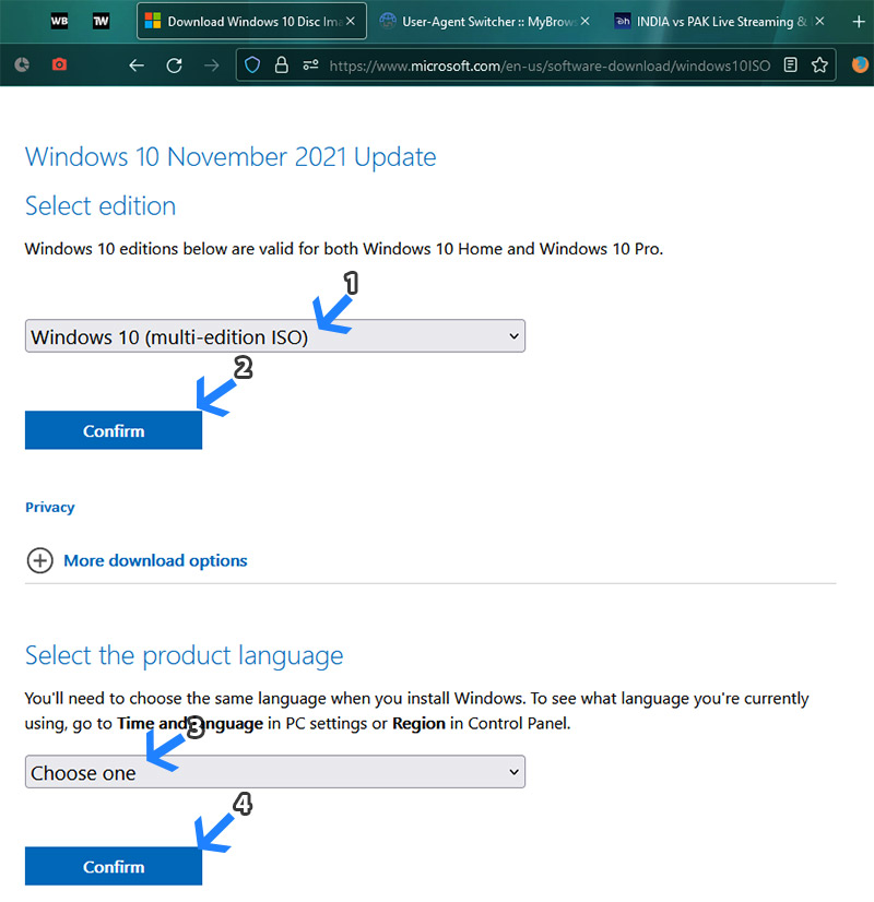 download WIndows 10 ISO