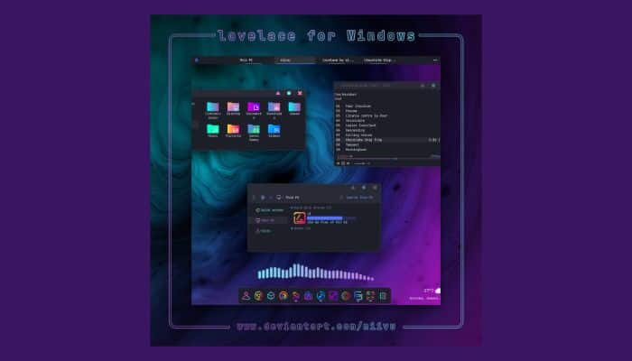 Lovelace - dark theme for Windows 11