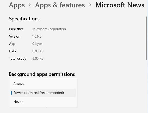 disable background apps win 11