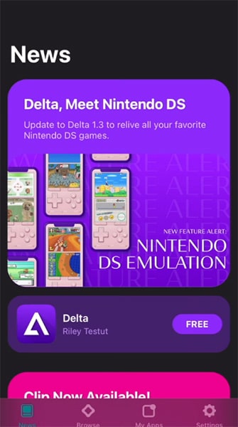 install Delta on iPhone