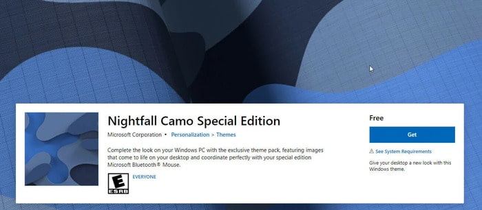 Nightfall Camo special edition